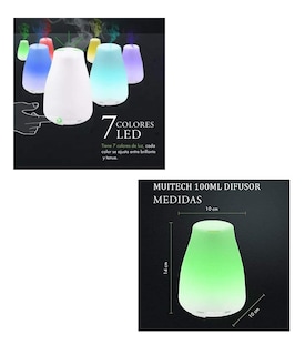 Foto 2 | Foto 2 | Humidificador y Difusor de Aceites Esenciales 200 ml Blanco