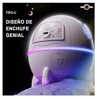 Foto 3 | Foto 3 | Humidificador de Aire Silencioso Astronaut Space Capsule Rosa