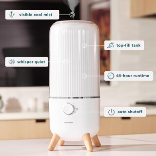 Foto 3 | Foto 3 | Humidificador Ultrasónico Homedics, Tanque De 3.68 Litros, 45 Horas De Funcionamiento - Venta Internacional.