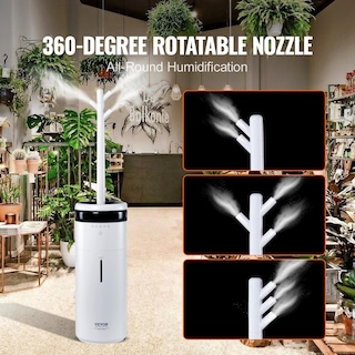 Foto 6 | Foto 6 | Humidificador Vevor Para Hogar, Habitación Grande, 120 M², 16 L, Con Luz Nocturna - Venta Internacional.