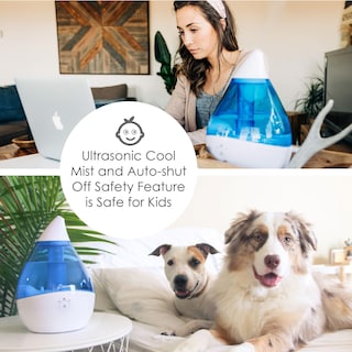 Foto 4 | Foto 4 | Humidificador De Aire Crane Droplet Ultrasonic 1.9l Azul Y Blanco - Venta Internacional.
