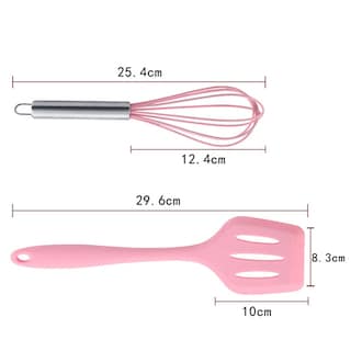 Foto 3 | Foto 3 | Venta Internacional- Juego de Utensilios de Cocina HTTN Rosas 5 Piezas