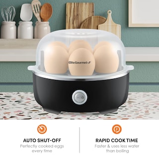 Foto 3 | Foto 3 | Hervidor Eléctrico Para Huevos Elite Gourmet Egc115b Con Capacidad Para 7 Huevos Color Negro - Venta Internacional.