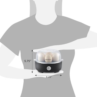 Foto 6 | Foto 6 | Hervidor Eléctrico Para Huevos Elite Gourmet Egc115b Con Capacidad Para 7 Huevos Color Negro - Venta Internacional.