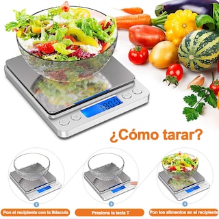 Foto 3 | Foto 3 | Bascula de Cocina Digital Malubero de 3 kg