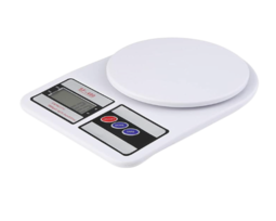 Bascula de Cocina Digital Waashit color Blanco Capacidad de 10 K