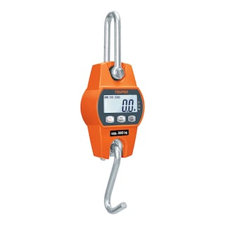 Foto 1 | Foto 1 | Báscula Capacidad 300 Kg Electrónica Colgante Truper BASE-300C color naranja gancho extraíble de acero inoxidable
