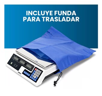 Foto 2 | Foto 2 | Báscula Comercial Digital 40 Kg Recargable Tecla Tara Picool Color Blanco