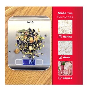 Foto 5 | Foto 5 | Báscula Digital De Cocina Capacidad Máxima 5 G, Color Plateado