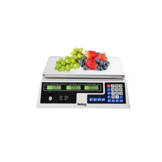 Foto 5 | Foto 5 | Báscula Comercial Digital 40 Kg Recargable Tecla Tara Belug, Color Blanco