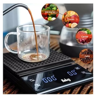 Foto 5 | Foto 5 | Báscula De Cocina Con Cronómetro Digital Alta Precisión, Belug Negro