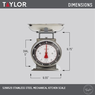 Foto 3 | Foto 3 | Báscula De Cocina Para Pesaje De Alimentos Taylor Mechanical De 5 Kg/11 Libras - Venta Internacional.