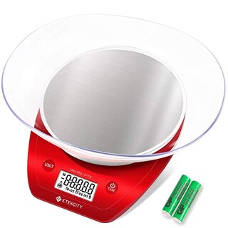 Foto 1 | Foto 1 | Báscula De Cocina Etekcity Digital De 0,1 G Con Cuenco De Acero Inoxidable De 5 Kg/11 Libras - Venta Internacional.