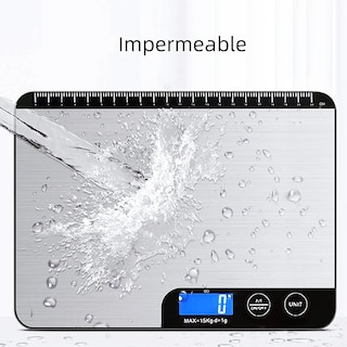 Foto 2 | Foto 2 | Báscula De Cocina Digital Acero Inoxidable Recargable Eo Safe Imports Esi-20665 Plata