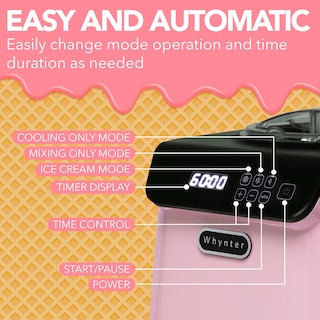 Foto 4 | Foto 4 | Máquina para Hacer Helados Whynter ICM-128bps 1.2 L con Compresor - Venta Internacional