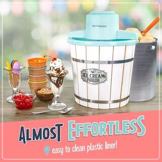 Foto 6 | Foto 6 | Máquina para Hacer Helados Nostalgia Cubeta de Madera Estilo Salón 4 L - Venta Internacional