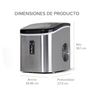 Foto 3 | Foto 3 | Maquina para Hacer Hielos Avera Mh01 Plateada 12 kg por Día Portátil