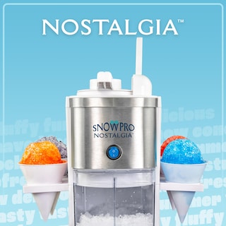 Foto 7 | Foto 7 | Máquina De Hielo Raspado Nostalgia White Con Capacidad De 64 Oz - Venta Internacional.