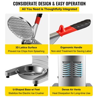 Foto 5 | Foto 5 | Trituradora De Hielo Eléctrica Vevor 300w 210lb/h 110v - Venta Internacional.