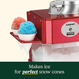 Foto 4 | Foto 4 | Máquina De Conos De Nieve Cuisinart Scm-10p1 Hace 5 Conos Rojos - Venta Internacional.