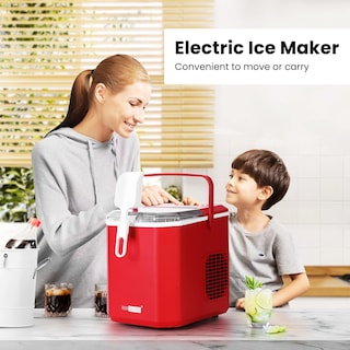 Foto 2 | Foto 2 | Máquina Para Hacer Cubitos De Hielo Vivohome, Eléctrica, Portátil, 26.5 Libras/día, Roja - Venta Internacional.