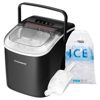 Foto 1 | Foto 1 | Máquina De Hielo Vivohome Para Encimera, 12 Kg/día, 9 Cubitos De Hielo, 6 Minutos - Venta Internacional.