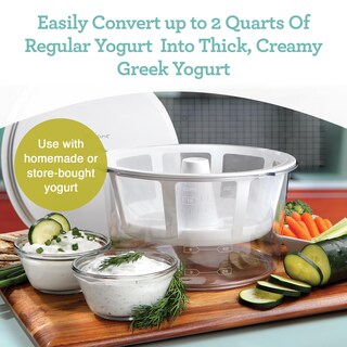 Foto 2 | Foto 2 | Máquina Para Hacer Yogur Griego Euro Cuisine Gy50 Con Cesta Coladora - Venta Internacional.