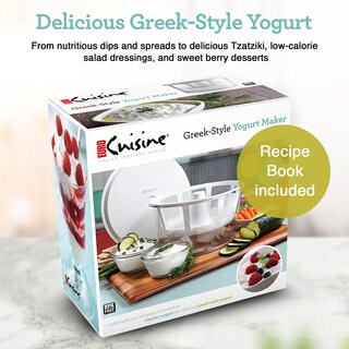 Foto 3 | Foto 3 | Máquina Para Hacer Yogur Griego Euro Cuisine Gy50 Con Cesta Coladora - Venta Internacional.