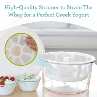 Foto 5 | Foto 5 | Máquina Para Hacer Yogur Griego Euro Cuisine Gy50 Con Cesta Coladora - Venta Internacional.