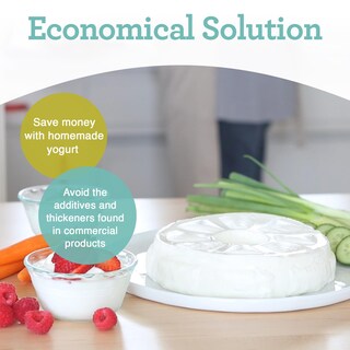Foto 7 | Foto 7 | Máquina Para Hacer Yogur Griego Euro Cuisine Gy50 Con Cesta Coladora - Venta Internacional.