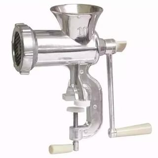 Foto 5 | Foto 5 | Picadora De Carne Manual Genérica Número 12 De Aleación De Hierro Plateada - Venta Internacional.