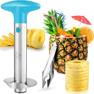 Foto 1 | Foto 1 | Descorazonador Y Rebanador De Piña Zulay Kitchen Triple De Acero Inoxidable - Venta Internacional.