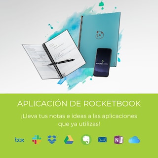 Foto 2 | Foto 2 | Cuaderno Inteligente Rocketbook Panda Planner 12 Plantillas de Página Carta color Azul