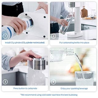 Foto 3 | Foto 3 | Fabricante de Agua con Gas Philips para Hacer Refrescos con Botella de 1 Litro y 60 Litros de Co2 - Venta Internacional