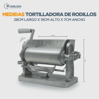 Foto 5 | Foto 5 | Maquina Manual para Tortillas de Maíz Karlen 004SM Plateado