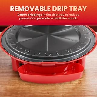Foto 6 | Foto 6 | Máquina Eléctrica Para Hacer Quesadillas Elite Gourmet Eqd-118 6 Cuñas Color Rojo - Venta Internacional.