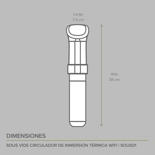 Foto 3 | Foto 3 | Circulador De Inmersión Sous Vide Cocción Vacío Avera Sous01 - Color Negro