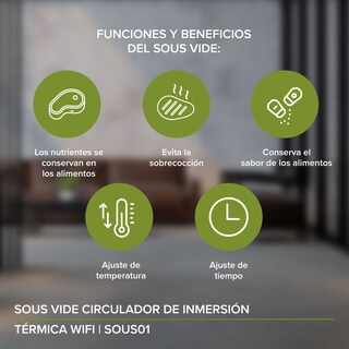 Foto 4 | Foto 4 | Circulador De Inmersión Sous Vide Cocción Vacío Avera Sous01 - Color Negro