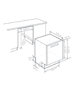 Foto 3 | Foto 3 | Lavavajillas Tecnolam TECDW60.PA Empotrable Panelable