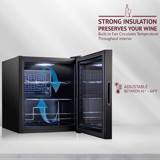 Foto 5 | Foto 5 | Refrigerador De Vino Schmecke Para 12 Botellas Con Cierre, 41l-18l - Venta Internacional.