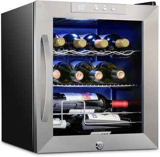 Foto 1 | Foto 1 | Refrigerador De Vino Schmécké Para 12 Botellas Con Cierre - Venta Internacional.