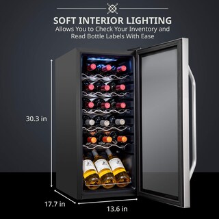 Foto 3 | Foto 3 | Refrigerador De Vino Ivation Para 18 Botellas Con Cierre De 41 °c A 64 °c - Venta Internacional.
