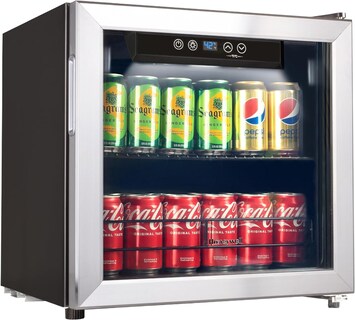 Foto 1 | Foto 1 | Refrigerador De Bebidas Honeywell Con Puerta Pequeña De Vidrio Para 48 Latas - Venta Internacional.