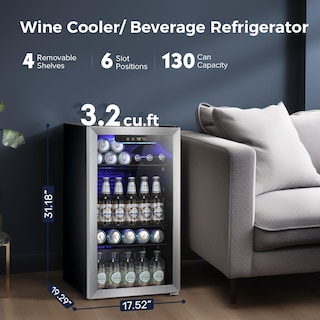 Foto 2 | Foto 2 | Refrigerador De Bebidas Kismile 94l, 130 Latas O 20 Botellas De Vino - Venta Internacional.