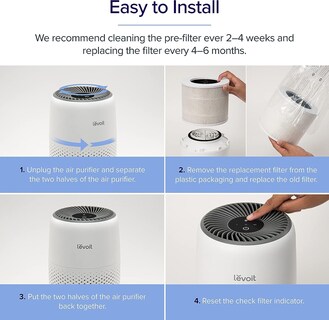 Foto 3 | Foto 3 | Filtro de Repuesto para Purificador de Aire Levoit Core Mini-P Paquete de 2 - Venta Internacional