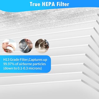 Foto 5 | Foto 5 | Filtro Purificador De Aire Derblue Compatible Con Shark Hp100/hp102 - Venta Internacional.
