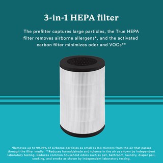 Foto 3 | Foto 3 | Filtro de Repuesto para Purificador de Aire Homedics Totalclean True Hepa - Venta Internacional