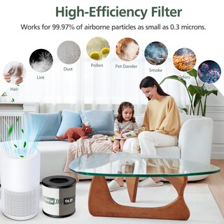 Foto 5 | Foto 5 | Filtro De Repuesto Para Purificador De Aire Isinlive Pu-p05/ac201b, Paquete De 2 - Venta Internacional.