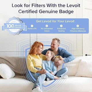 Foto 5 | Foto 5 | Filtro De Repuesto Para Purificador De Aire Levoit Lv-h135 1 Paquete Blanco - Venta Internacional.