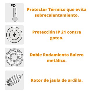 Foto 6 | Foto 6 | Motor Eléctrico Monofasico Alta 1 Hp De 3450rpm Truper Uso Continuo General